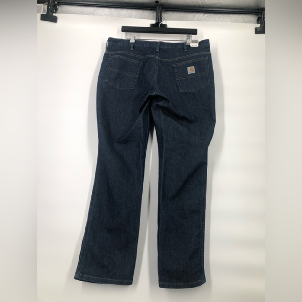 Carheart jeans size 14 NWT  WOMEN  NEW DARK‎ BLUE DENIM #MC D